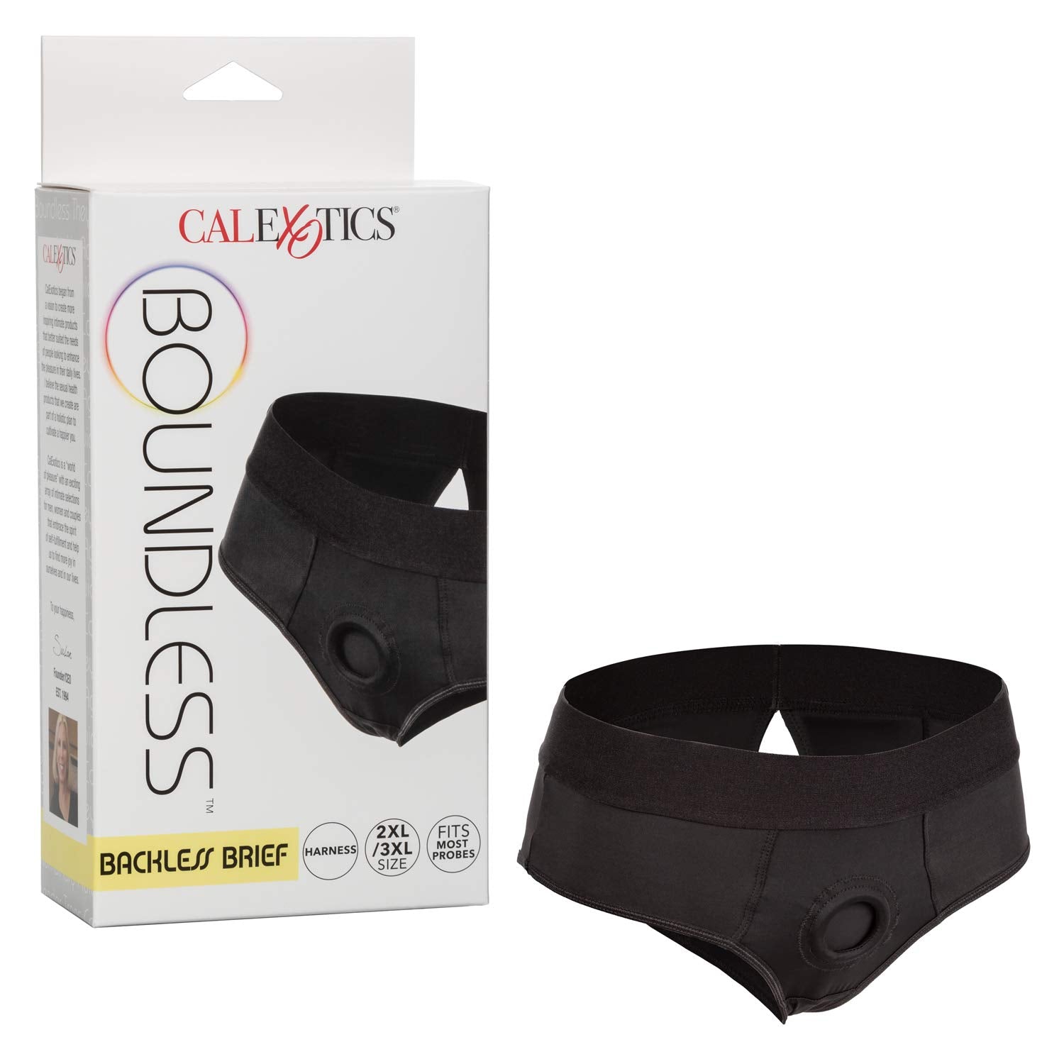 (WD) BOUNDLESS BACKLESS BRIEF 3XL HARNESS BLACK