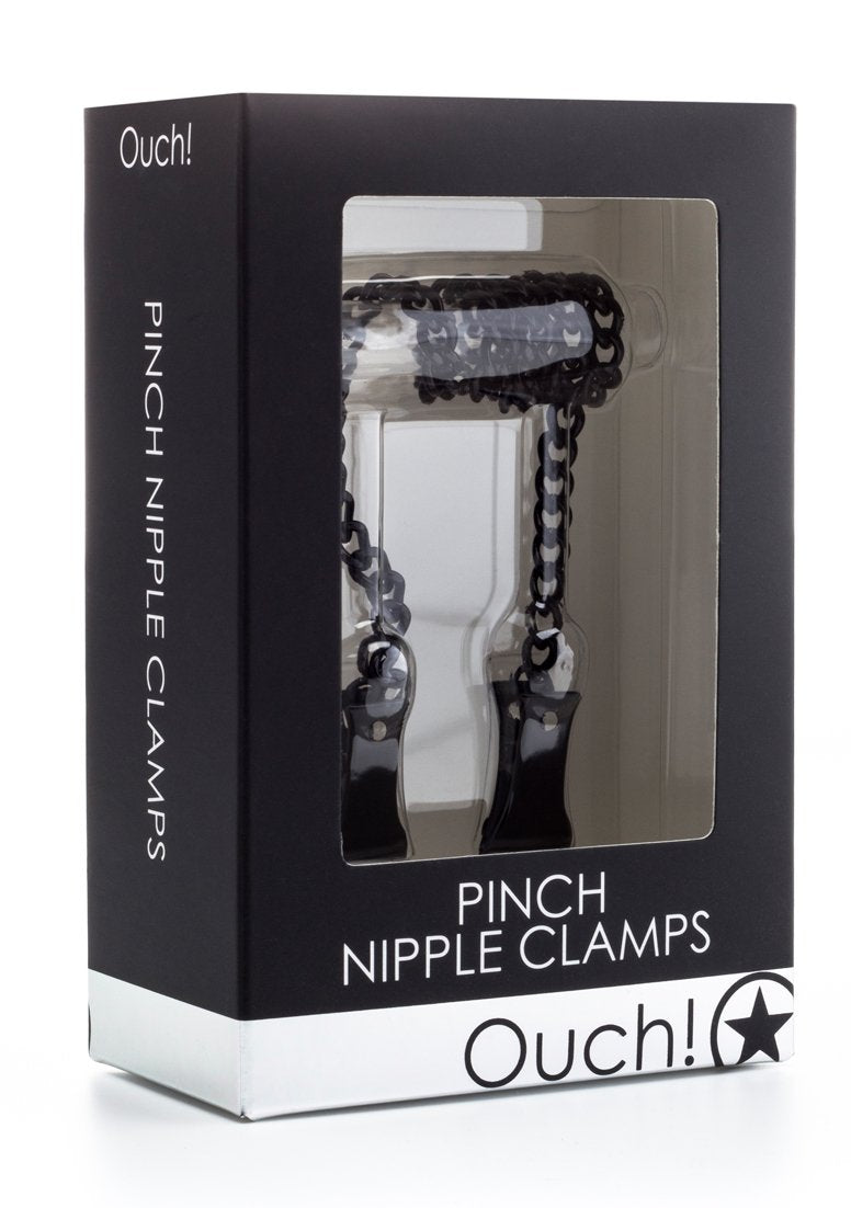Ouch Pinch Nipple Clamps  Black