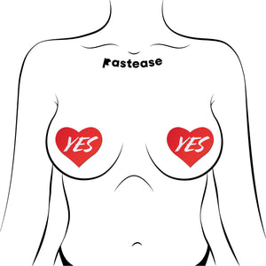 Pastease Love Yes Red Heart Pasties