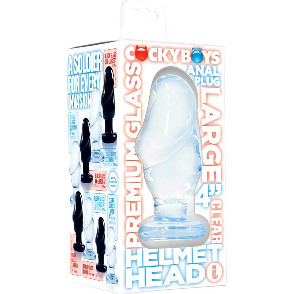 Raging Stallion Helmet Head, Large, Clear