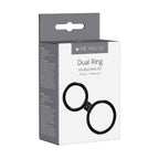 Me You Us Dual Ring Double Cring Set Blk