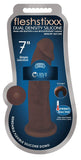 Fleshstixxx 7In Silicone Dildo Chocolate