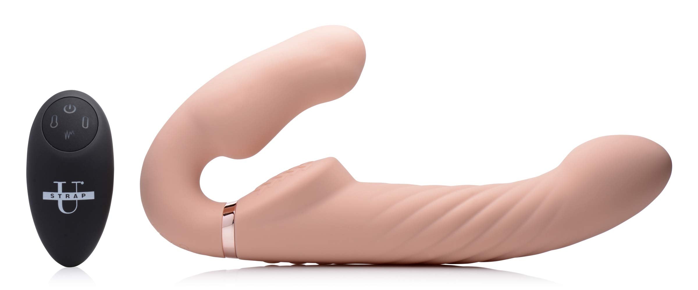 (Wd) Strap U 10X Swirl Ergo-Fi Strapless Strap-On Bare
