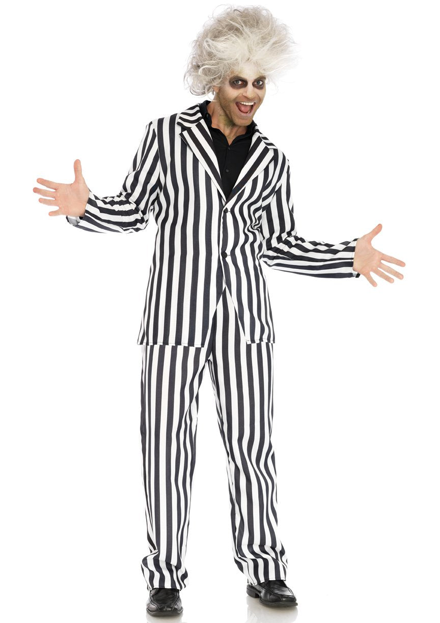 Leg Avenue 2PC. Beetle Boss, includes str Blk/White Color