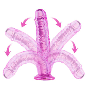 7 inch Realistic Cute Dildo, TPE Soft Beginner Small Anal Toy, Soft Realistic Sex Toy Thin Penis with Strong Suction Cup for Wom