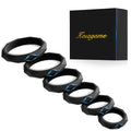 Sex Toys Penis Ring Silicone Cock Rings for Men Erection Sex, 6 Sizes Cockring Erectile Dysfunction Rings Cock Sexual Stimulatio