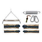 RZY Adult Sex Swing Set-360? Spinning Trapeze Fluffy Liner Super Soft Swing Kit Indoor Ceiling Swing with Steel Triangle and Spr