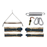 RZY Adult Sex Swing Set-360? Spinning Trapeze Fluffy Liner Super Soft Swing Kit Indoor Ceiling Swing with Steel Triangle and Spr