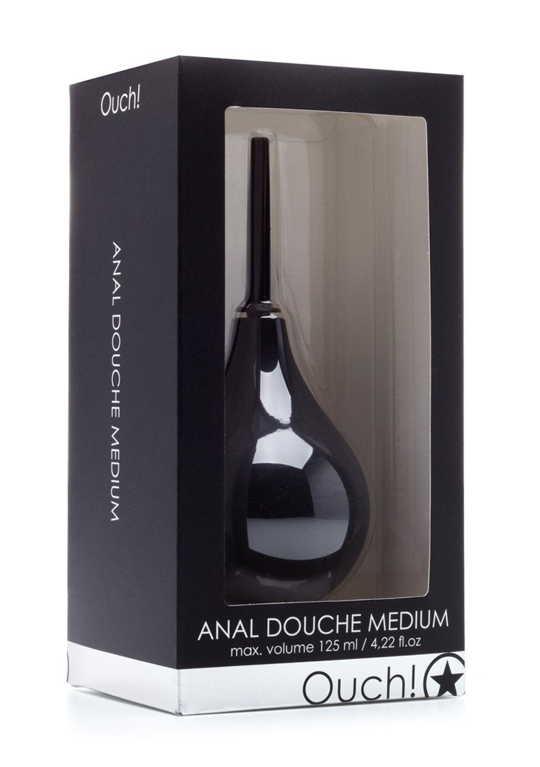Ouch! Anal Douche Bondage, Black, Medium