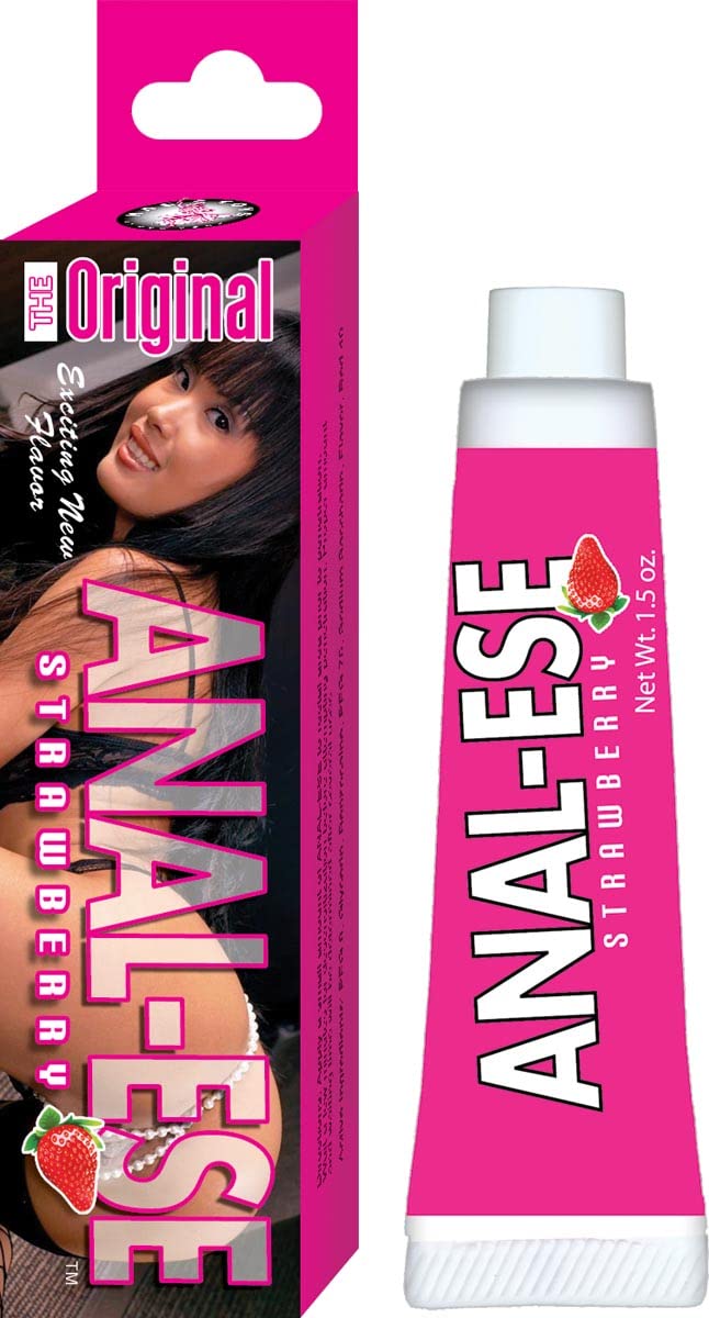 Nasstoys Anal Ese Strawberry Gel, 1.5 Ounce Each