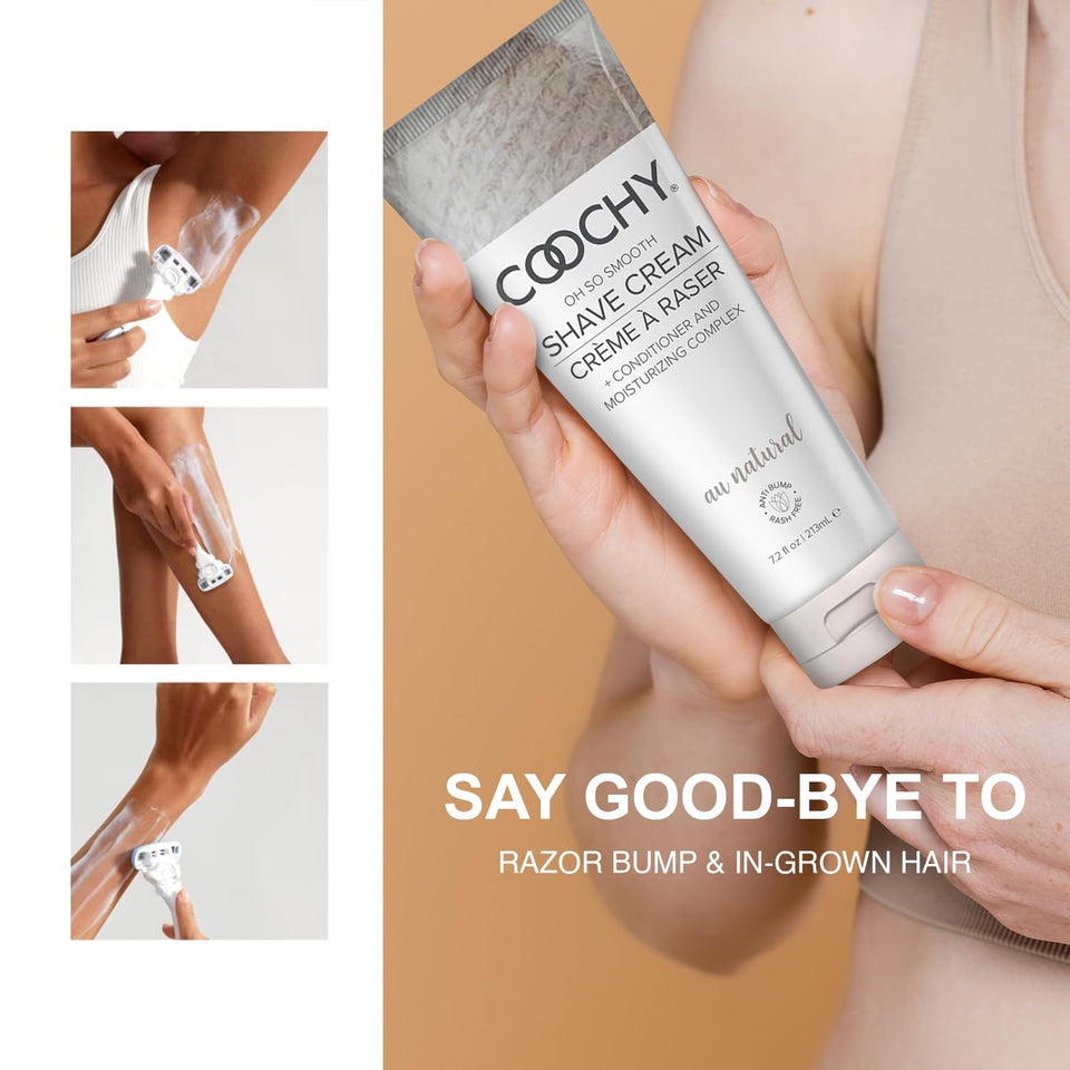 Coochy Shave Cream Au Natural 7.2Oz