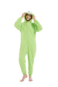 HvnTjvn Wazowski Mike Monster Inc Onesie Adult Animal Jumpsuit Unisex One-Piece Pajamas Cosplay Costume Sleepwear for Halloween 