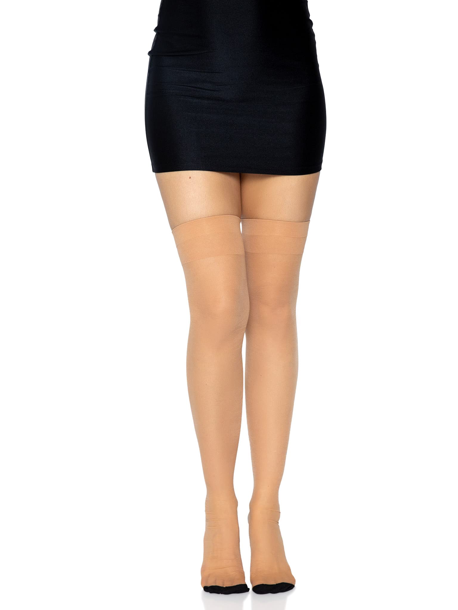 Spandex Cuban Heel Backseam Stockings