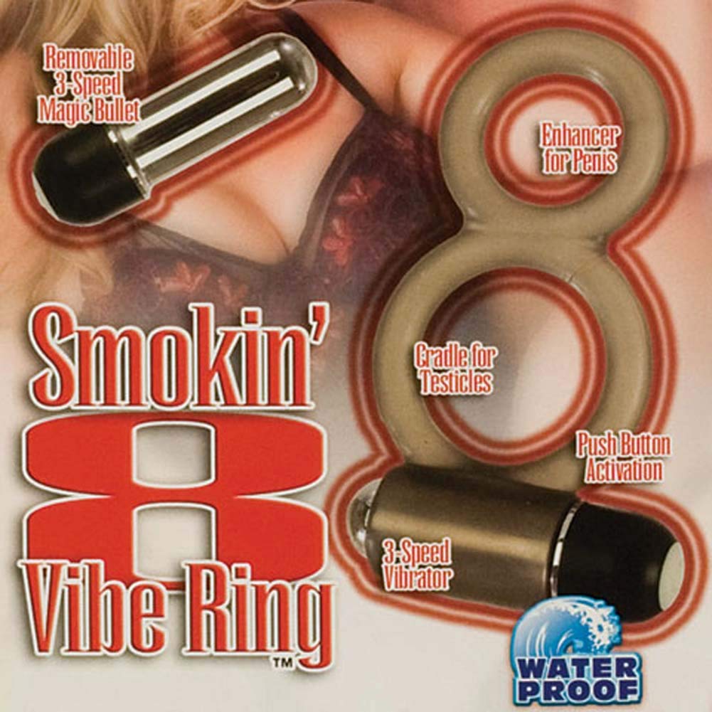California Exotics Smokin' 8 Vibe Cock Ring