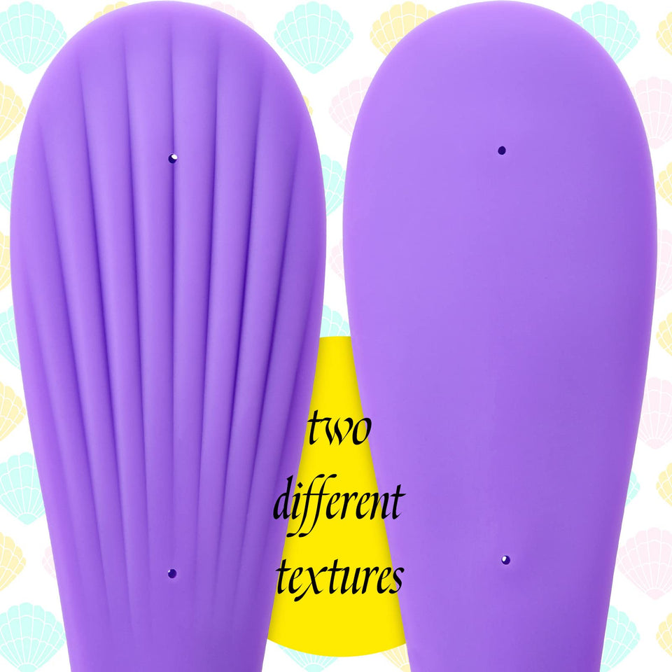 Spanking Paddle for Sex Play Rubber Shell Shaped Slapper Flexible & Firm Flirt Toy for SM Bondage Game Adult Couple for Men Wome