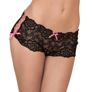 Crotchless Lace Side Tie Boyle S/M