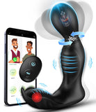 Prostate Massager Male Sex Toy - Anal Plug Vibrator Sex Toys for Men with 9 Rotations & 9 Vibrations, 360?Rotating Vibrating But