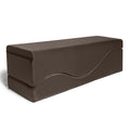 Liberator Equus Wave Convertible Lounge and Bedside Bench, Espresso
