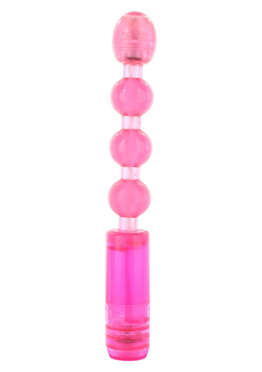 Waterproof Vibrating Anal Beads - Pink (Package Of 5)