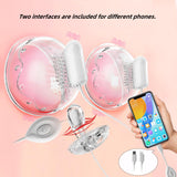 Nipple Clamps with Clitoral G Spot Dildo Vibrator 2 in 1 Nipple Clips for Women Sex Pleasure Dual Stimulation for Nipples and G-