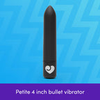 Lovehoney Magic Bullet Vibrator - 4 Inch Vibrating Bullet with Tapered Tip - 10 Function Multispeed Mini Vibrator for Women - Li