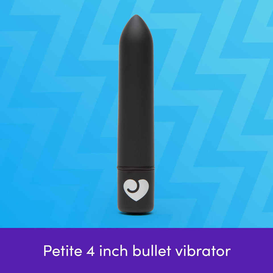 Lovehoney Magic Bullet Vibrator - 4 Inch Vibrating Bullet with Tapered Tip - 10 Function Multispeed Mini Vibrator for Women - Li