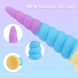 7.7 Inch Realistic Beginner Anal Dildo,Butt Plug with Strong Suction Cup for Hands-Free Play, Liquid Silicone Anal Beads Prostat