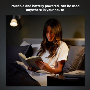 Philips Hue White Base Lumen (60W) Smart Button Starter Kit, Works With Amazon Alexa, Google Assistant, Apple Homekit 60 Watt (O