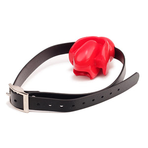 Kutocesy Ball Gag Silicone Soft Mouth Sex Balls with Adjustable Bondage Strap Ballgag for SM Adult Fetish Restraint Kit (Red)