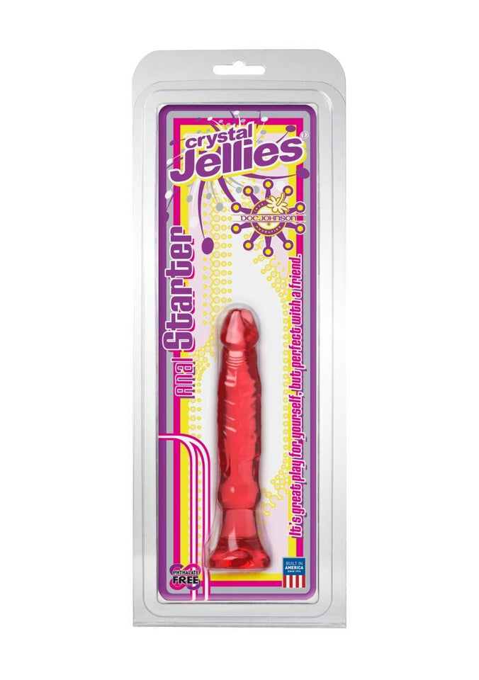 Crystal Jellies Anal Starter Pink 6In