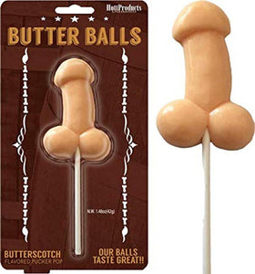 Butter Balls Butterscotch Pecker Pop