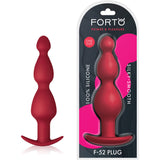Forto F52 Cone Beads Anal Plug  Silicone Anal Beads Plug For Comfortable Longterm Wear Prostate Massager Sex Toy With Narrow F