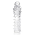 Adam & Eve Adams Extension Jelly Textured Penis Sleeve for Men, Penis Extender for Increased Stimulation, Adult Toys for Sex, S