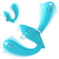 Double Dildo Lesbian Sex Toys, Strapless Strap-On Double Ended Sided Dildo with 10x10x10 Vibrations, Vibrating Strapon G Spot We