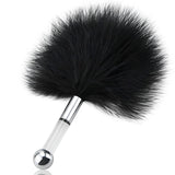 Feather Tickler Multi-Function Cosplay Feather Teaser Small Anal Plug Stainless Steel Butt Plug Skin Stimulator Restraint Kit SM