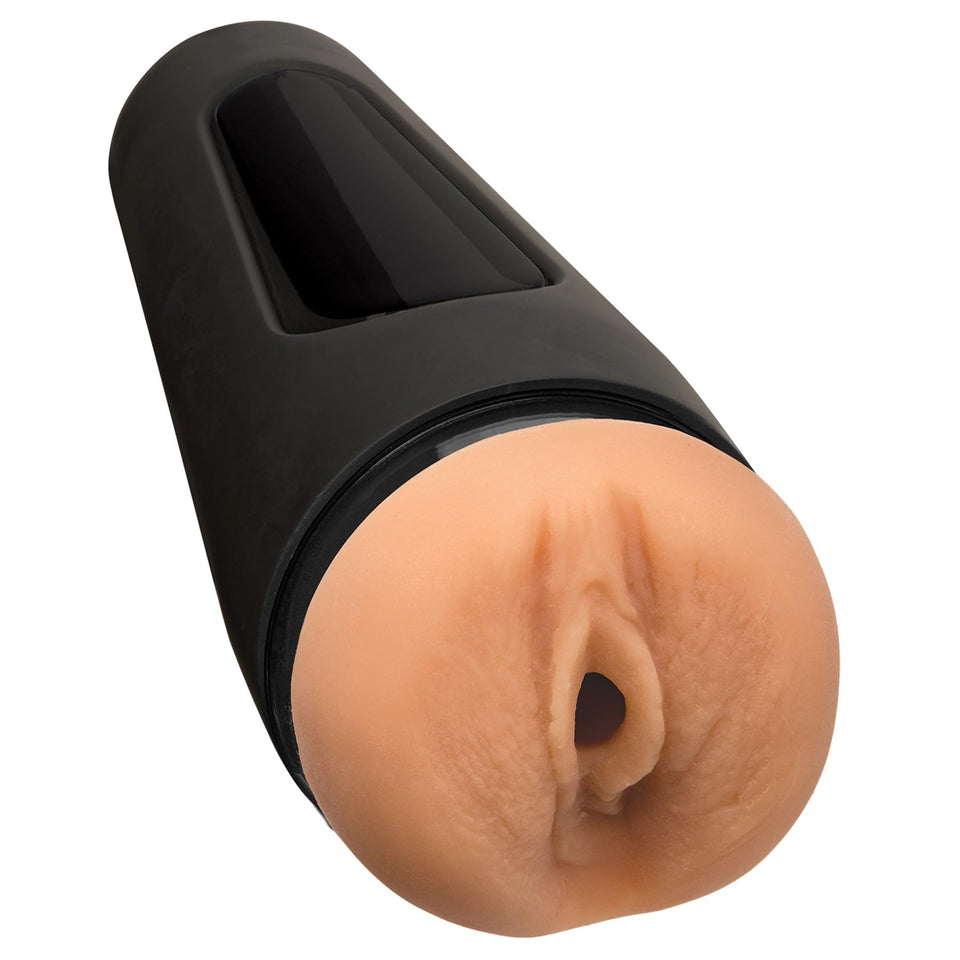 Doc Johnson Main Squeeze - Remy Lacroix - Squeeze Plate For Precise Pressure - Twist End Cap To Control Suction - Discreet Premium Stroker - Male Masturbator