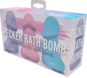 Pecker Bath Bomb - 3Pk Jasmine Scented