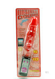 Golden Triangle Ultimate Dolphin 7 Inch Waterproof Vibe, Red