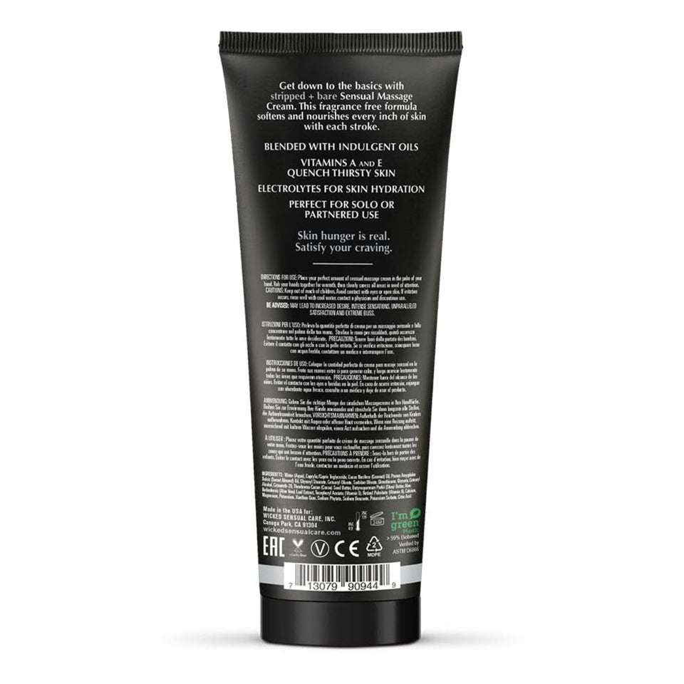 Sage And Sea Salt - Scented Sensual Massage Cream  - 4 Oz