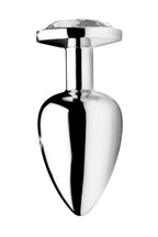 Clear Gem Anal Plug - Medium