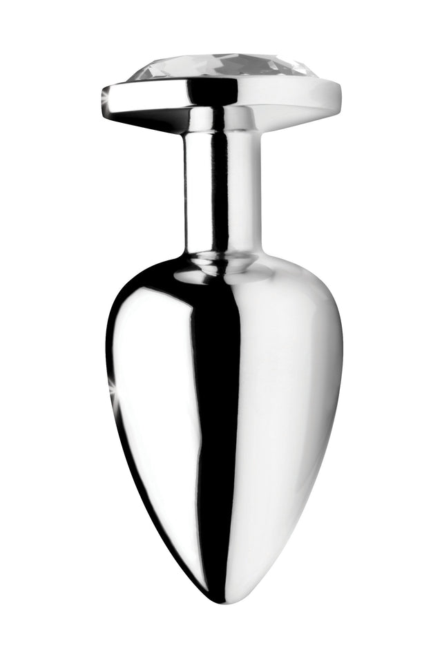 Clear Gem Anal Plug - Medium