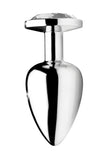 Clear Gem Anal Plug - Medium
