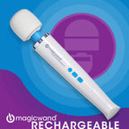 Magic Wand Massager Rechargeable Hv-270 - Cordless Multi-Function Variable-Speed Neck Massager With Soft Silicone Head - Persona