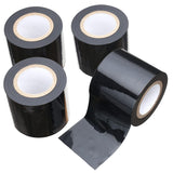 AKStore Fetish SM Adult Toy Sex Restraint Bondage Tape Static Electrostatic Tape (4 PCS-Black)
