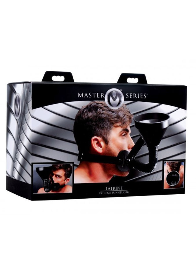 Master Series Extreme Funnel Gag Black