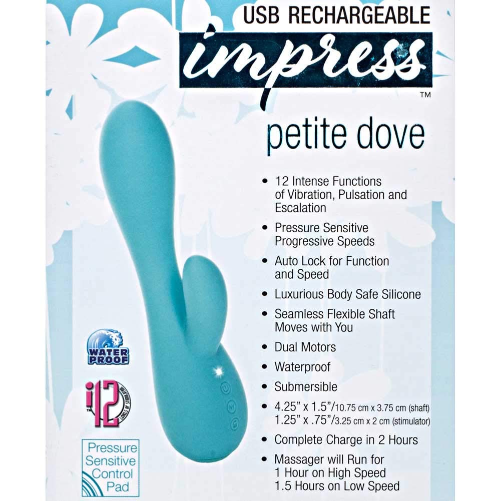 California Exotic Novelties Usb Rechargeable Impress Petite Dove, Blue