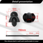 Adjustable Open Mouth Gag Ball for Oral Sex Silicone BDSM Fetish Bondage Gags & Muzzles Adult Sex Toys with Tongue Retainer Slav