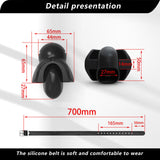 Adjustable Open Mouth Gag Ball for Oral Sex Silicone BDSM Fetish Bondage Gags & Muzzles Adult Sex Toys with Tongue Retainer Slav