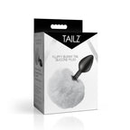 Tailz Fluffy Bunny Tail Sili Plug Wht