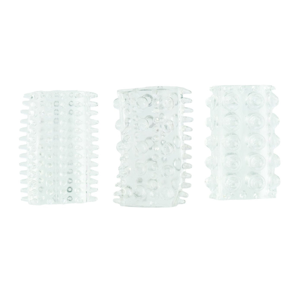 California Exotics Senso Rings, Clear, 3-Pack